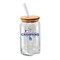 16oz Glass Tumbler with Bamboo Lid, MLB National League Champs 2025, Direct Print, Los Angeles Dodgers